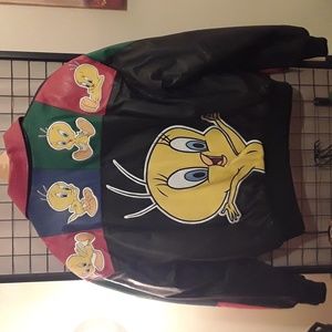 Vintage "TWEETY" Leather Jacket